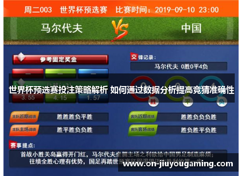 世界杯预选赛投注策略解析 如何通过数据分析提高竞猜准确性