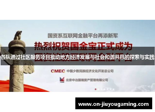 各队通过社区服务项目推动地方经济发展与社会和谐共赢的探索与实践